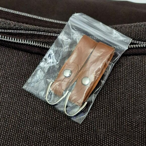 Messenger Bag for Men Women 13-14 Inch Laptop Water Resistant Shoulder Bag Brown - Picture 8 of 11